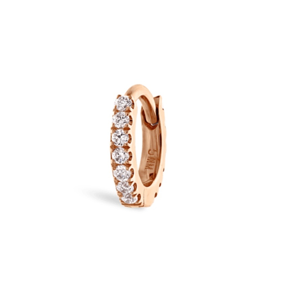 Maria Tash Diamond Eternity Hoop Earring